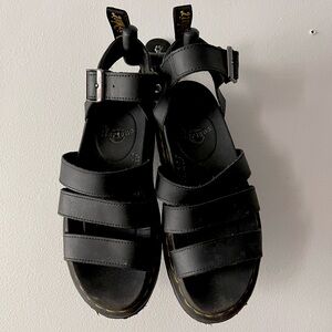 Doc Marten Vegan Blair Sandals, gently used, Size 7